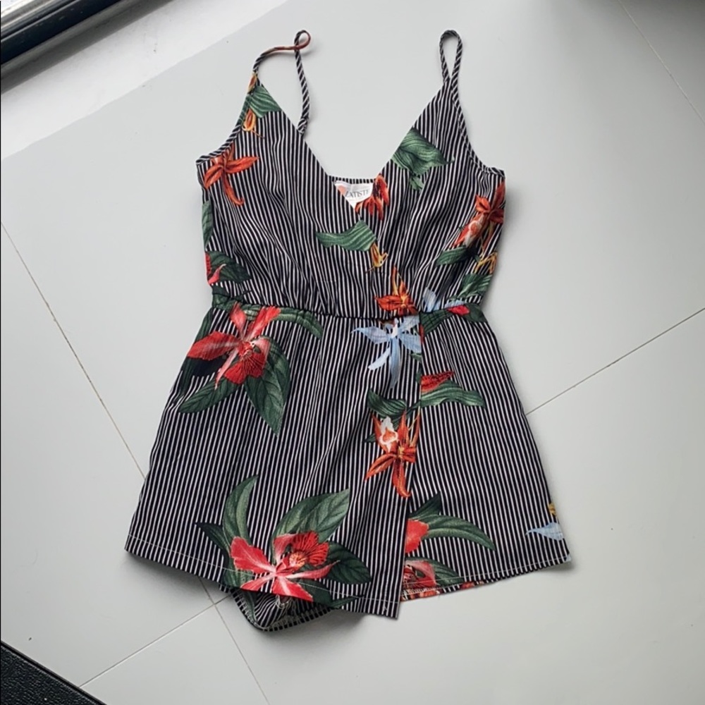 Printed romper